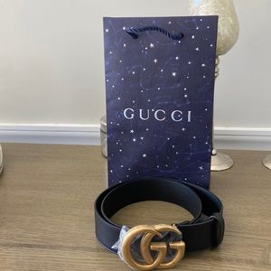 SOLD- Never Worn Authentic Gucci belt size 85.